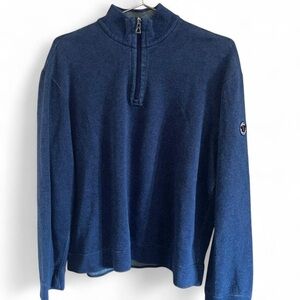 Ralph Lauren Blue Zip Up Sweater